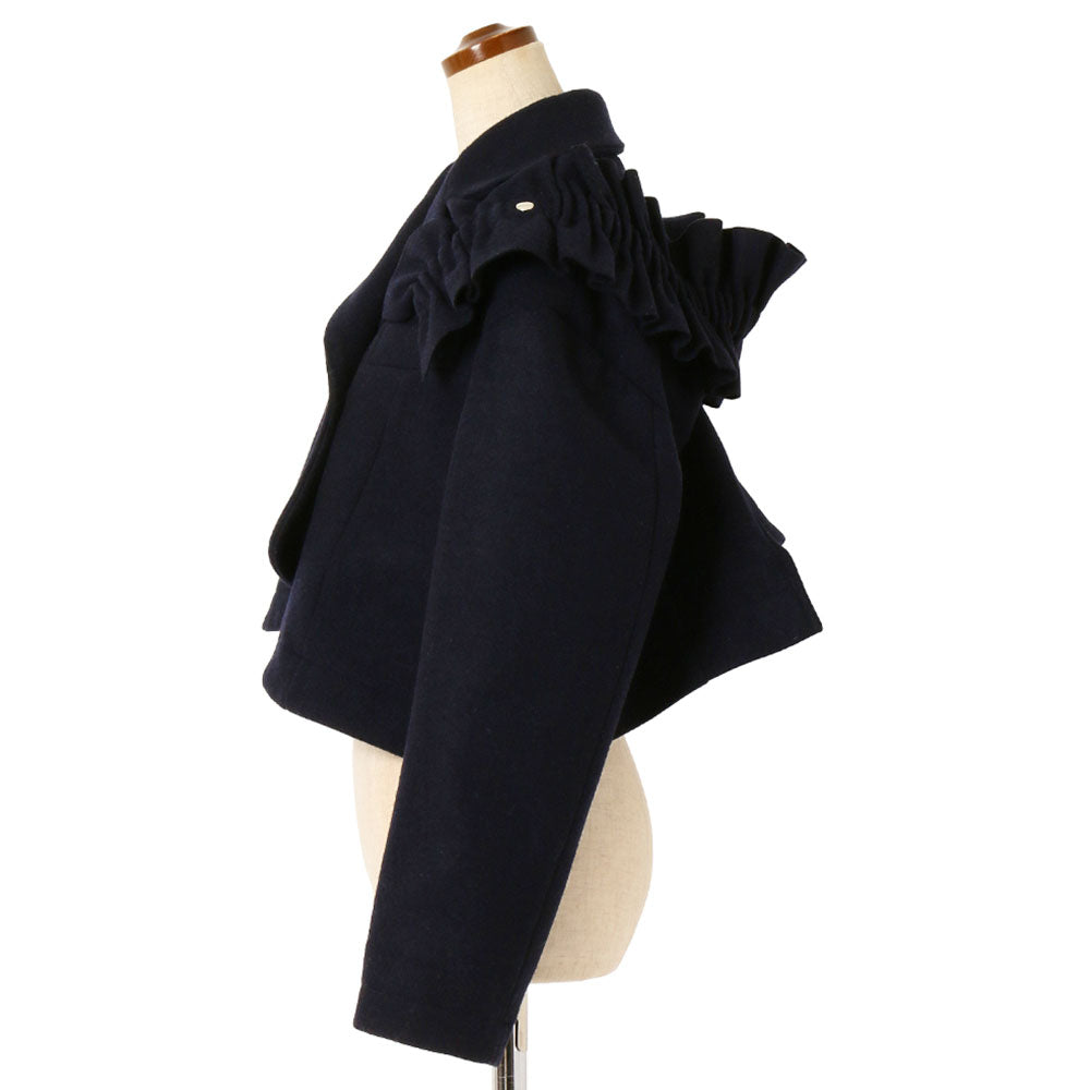 night melton coat