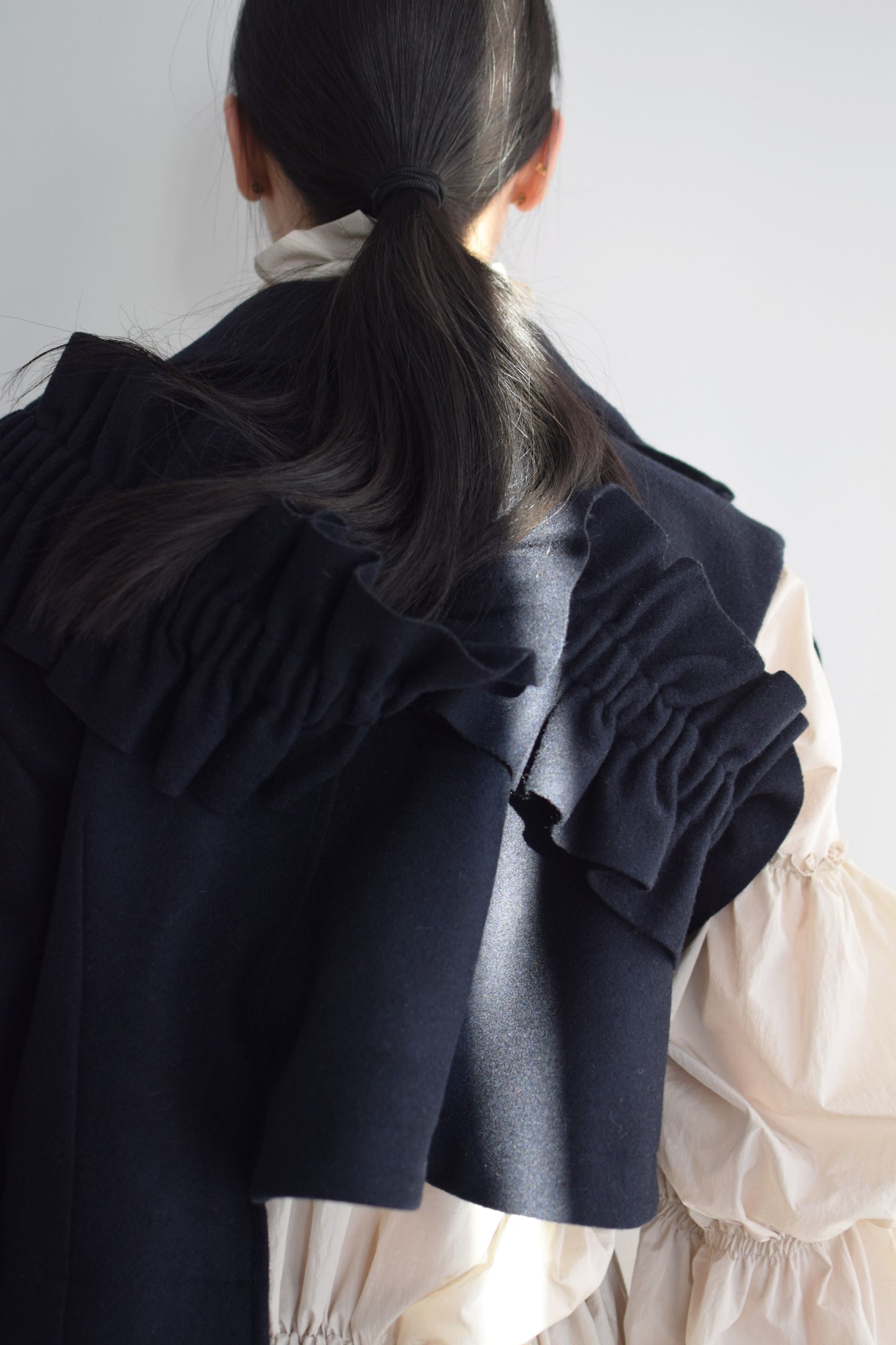 night melton coat