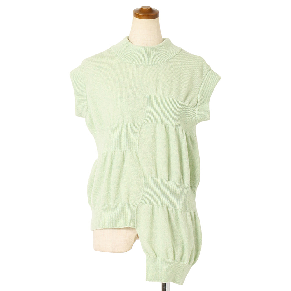 up-and-down knit vest