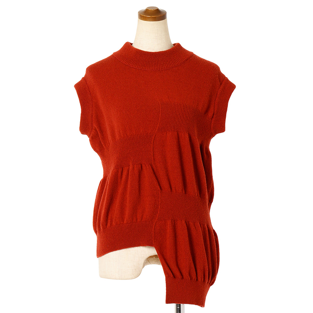 up-and-down knit vest