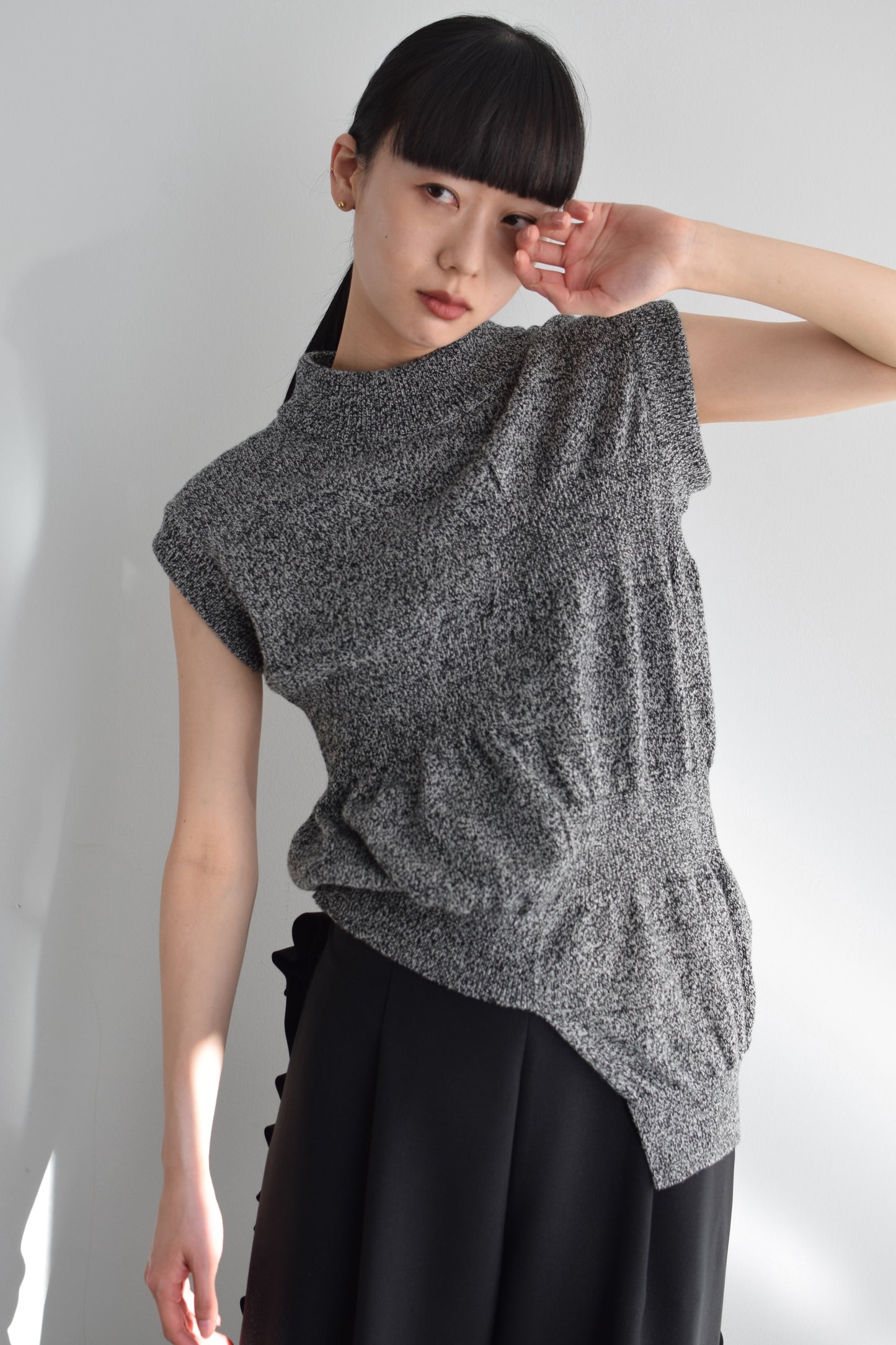up-and-down knit vest