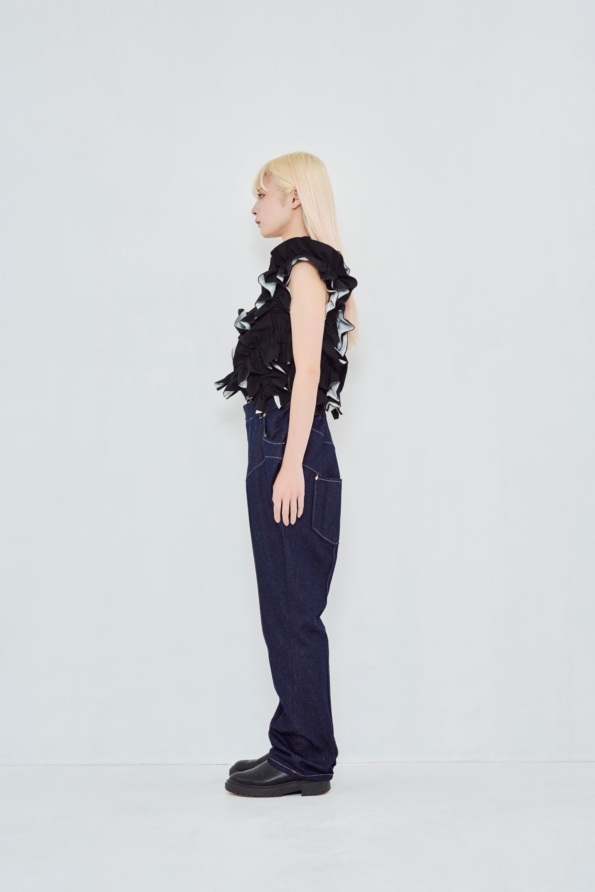 HOUGA変形ベスト jimmy frill vest – HOUGA