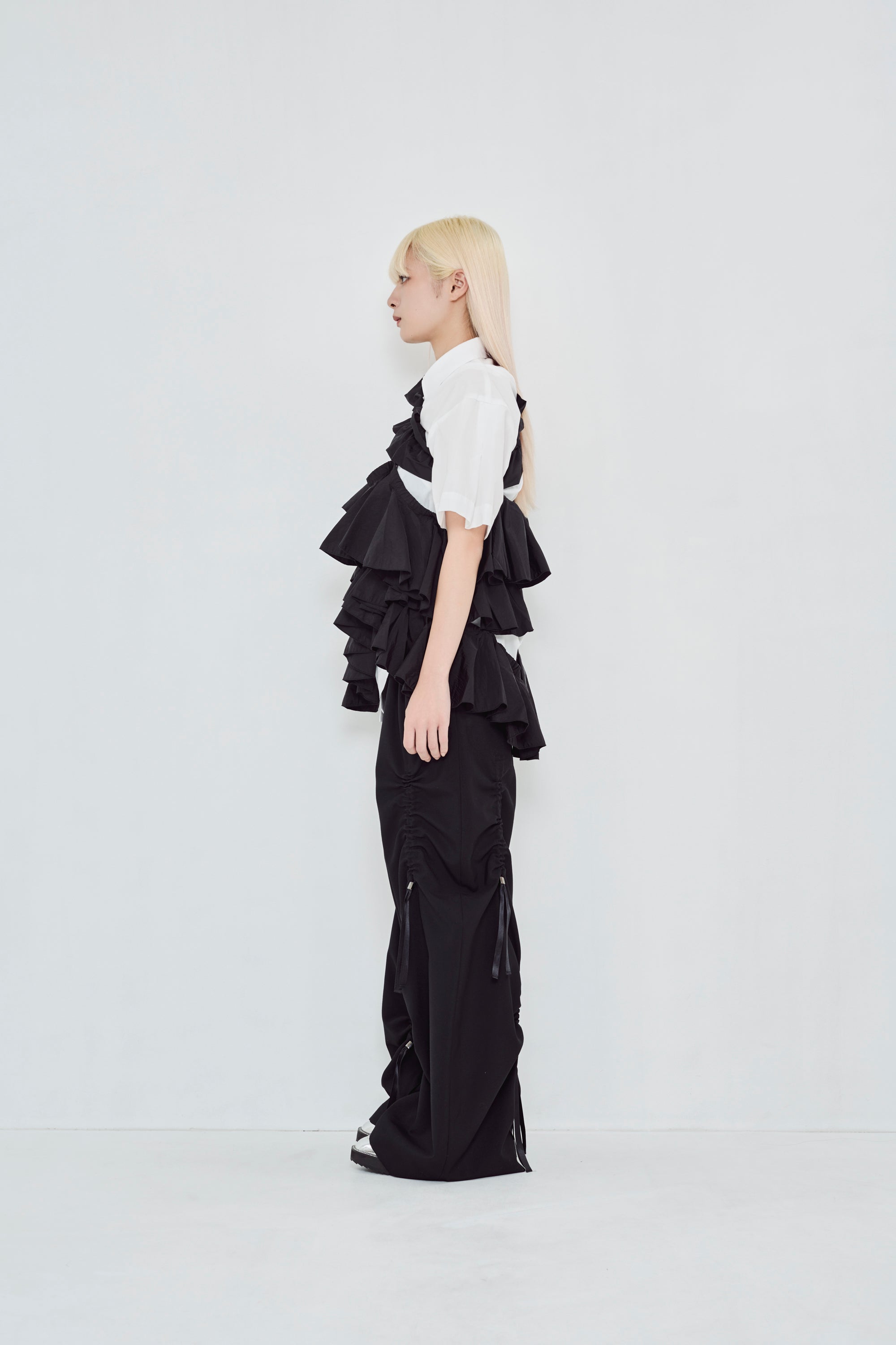 トップス HOUGA jean frill best HOUGA（ホウガ）の「【HOUGA/ホウガ】jean frill belt（ベルト