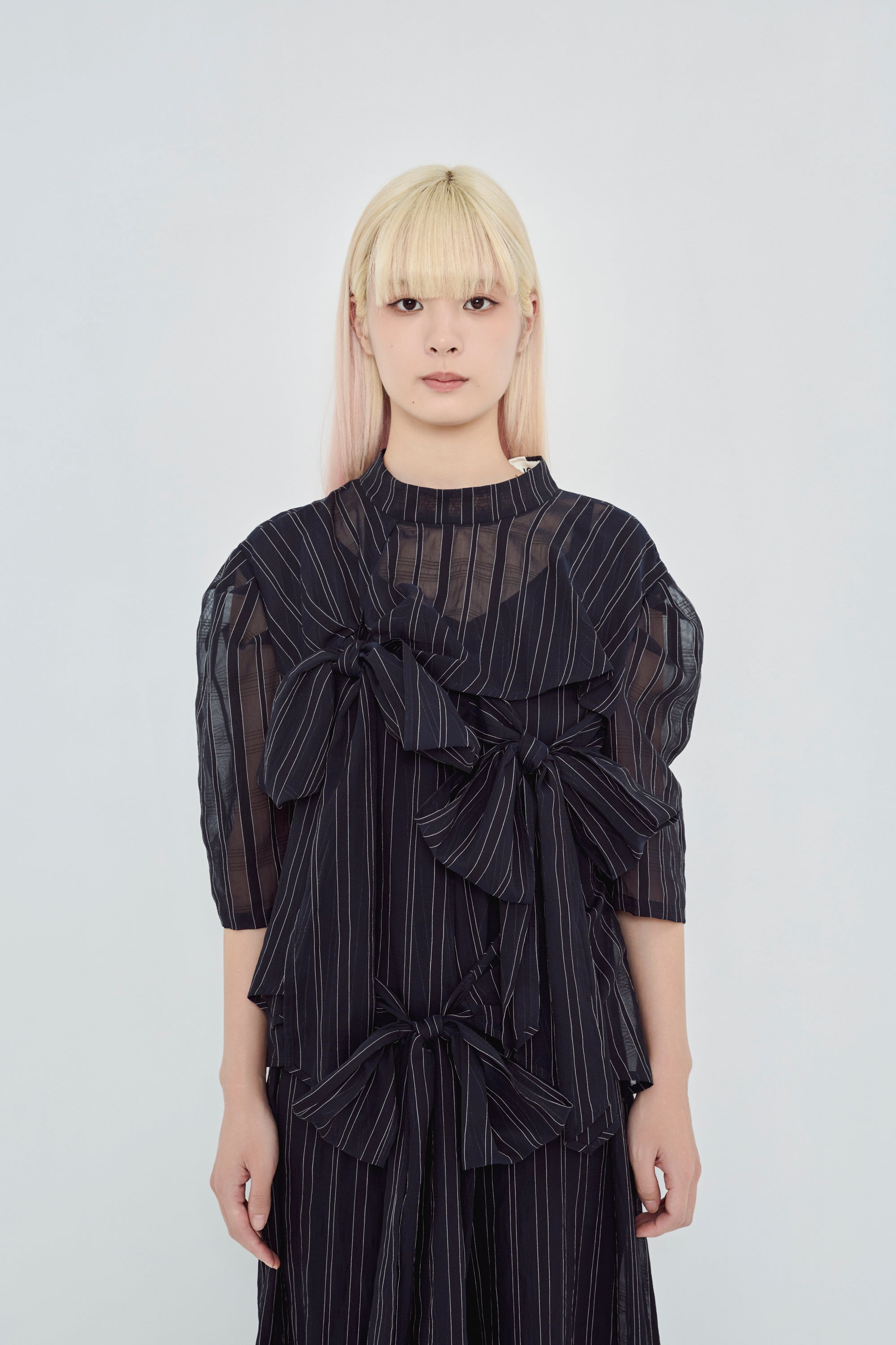 幾何学模様のブラックドレス【HOUGA】 Dress｜ドレス – HOUGA
