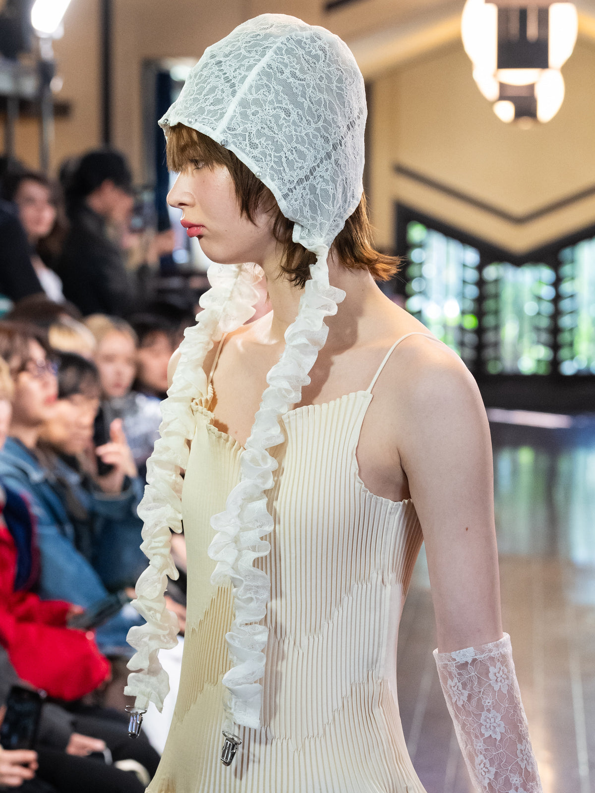 feather bonnet