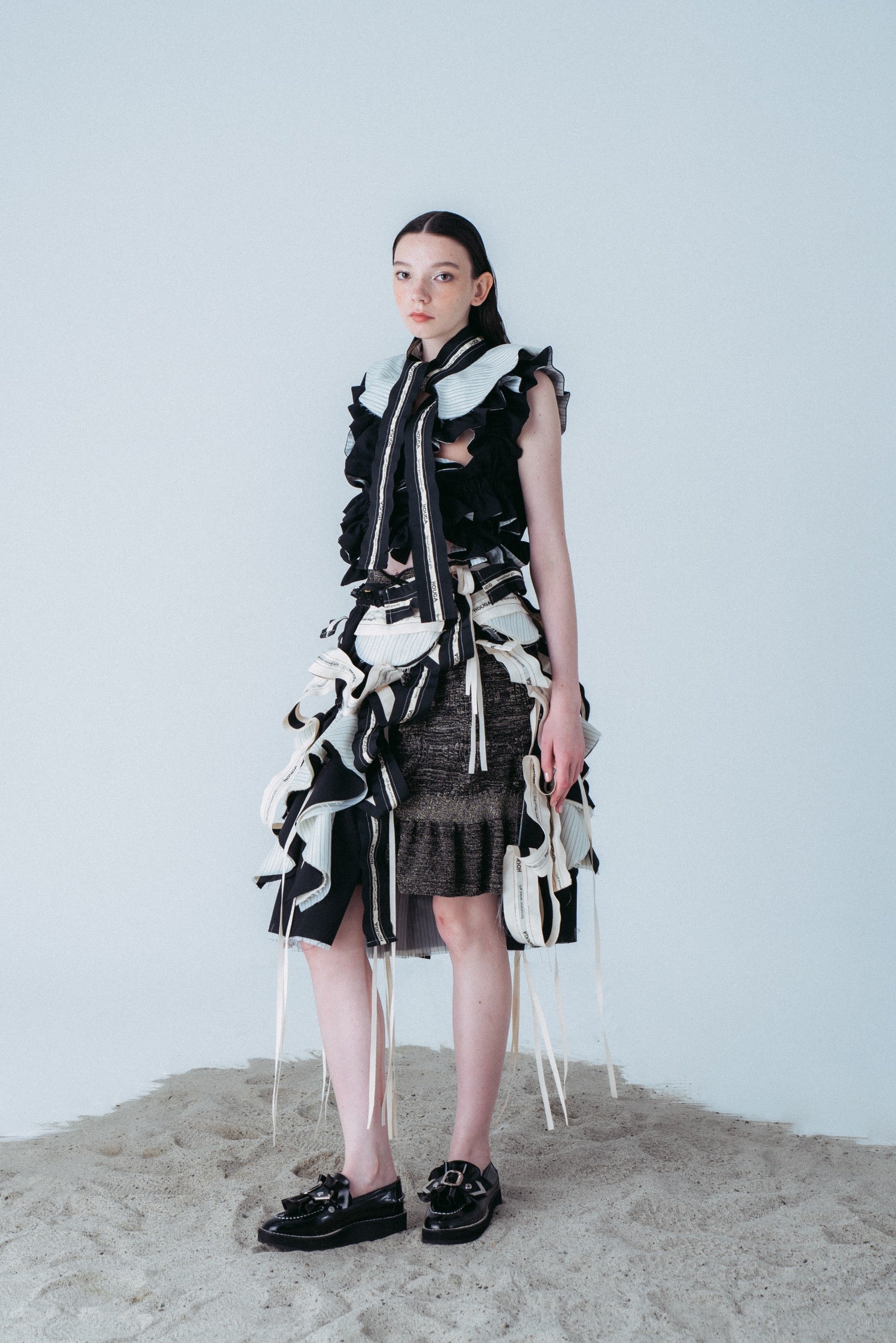 激安の jimmy HOUGA – vest frill トップス