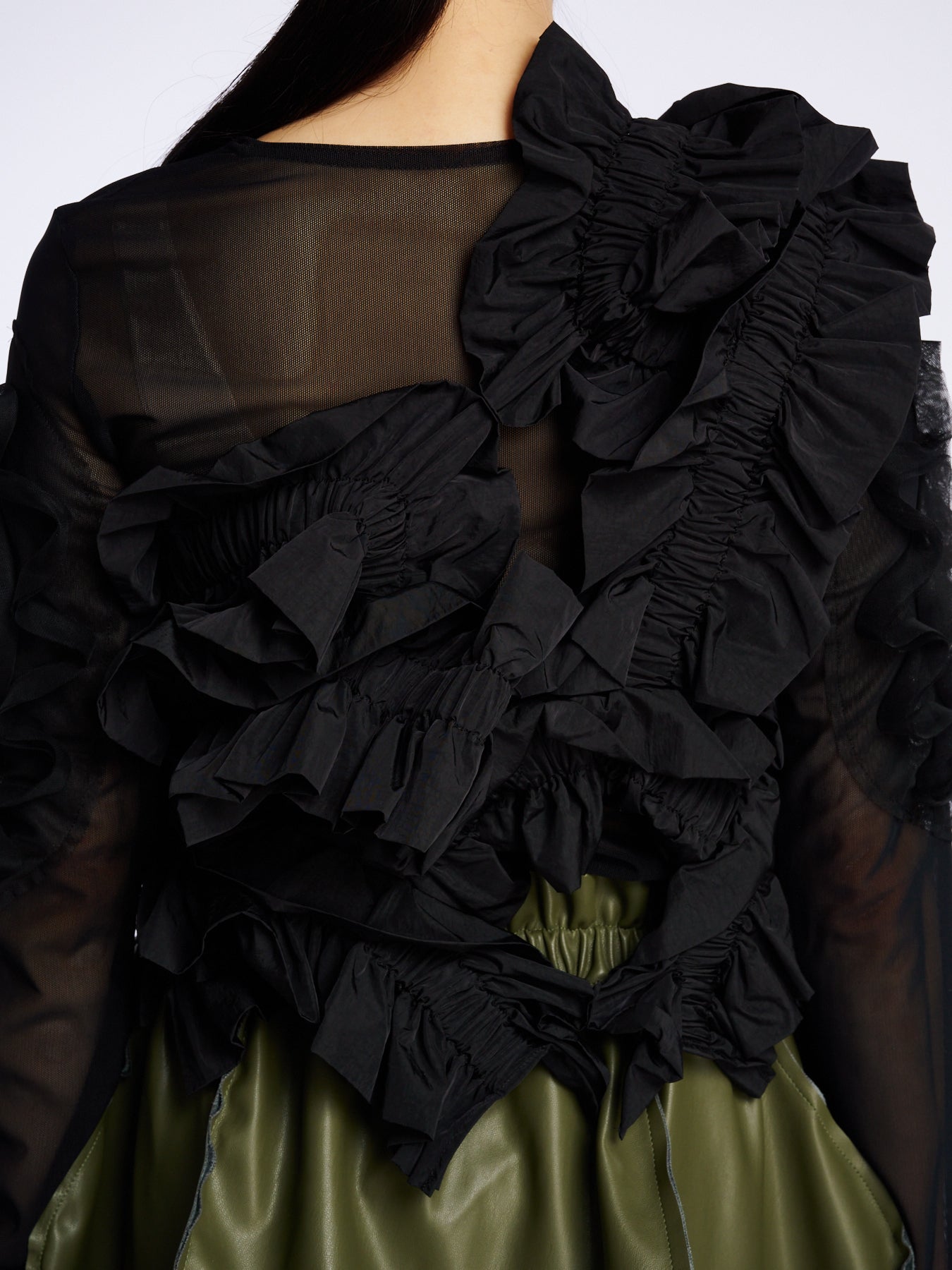 kiki frill vest – HOUGA