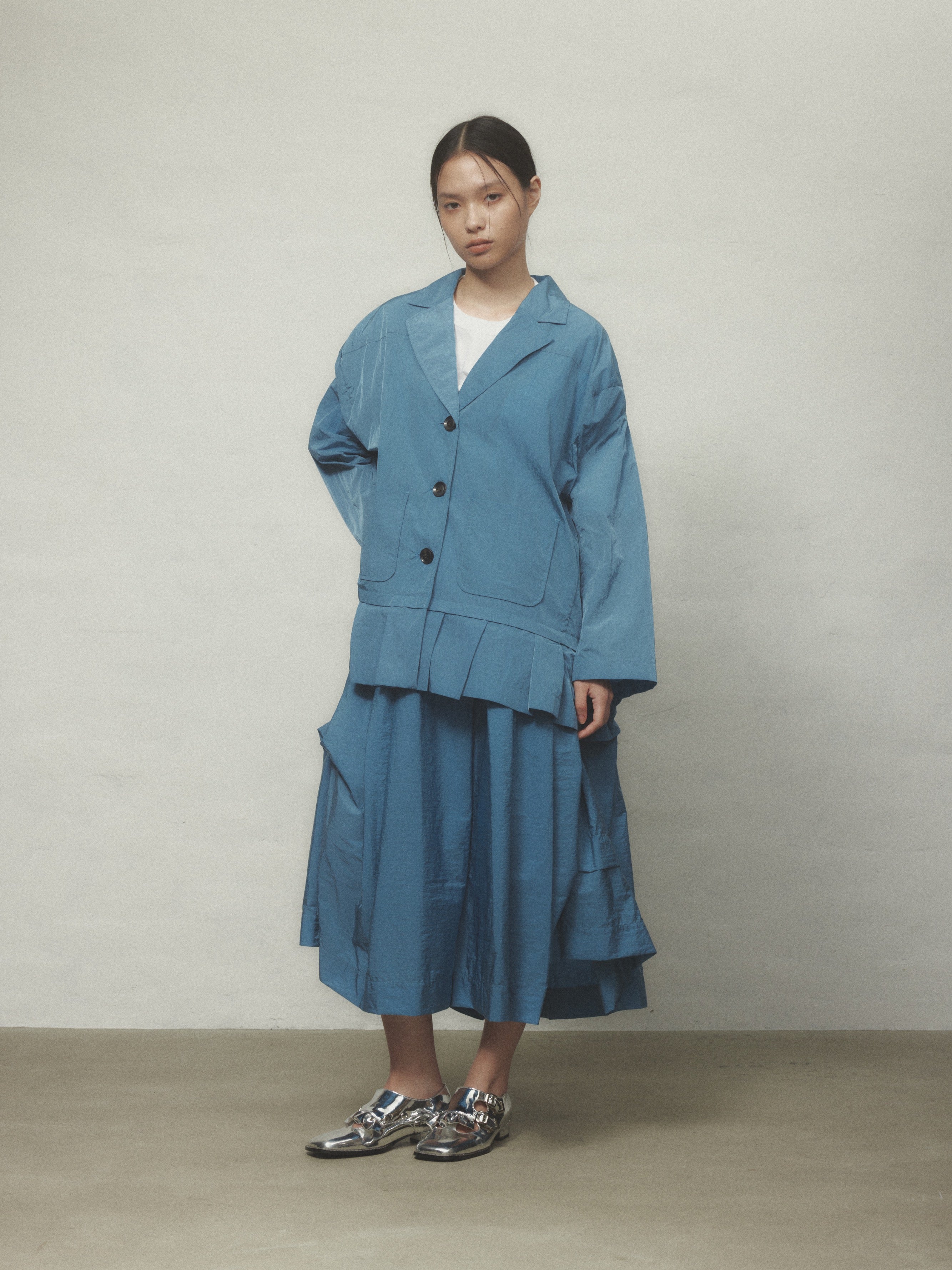 PGG◾️セットアップ◾️ トップス＆スカート　水色 zizi skirt – HOUGA
