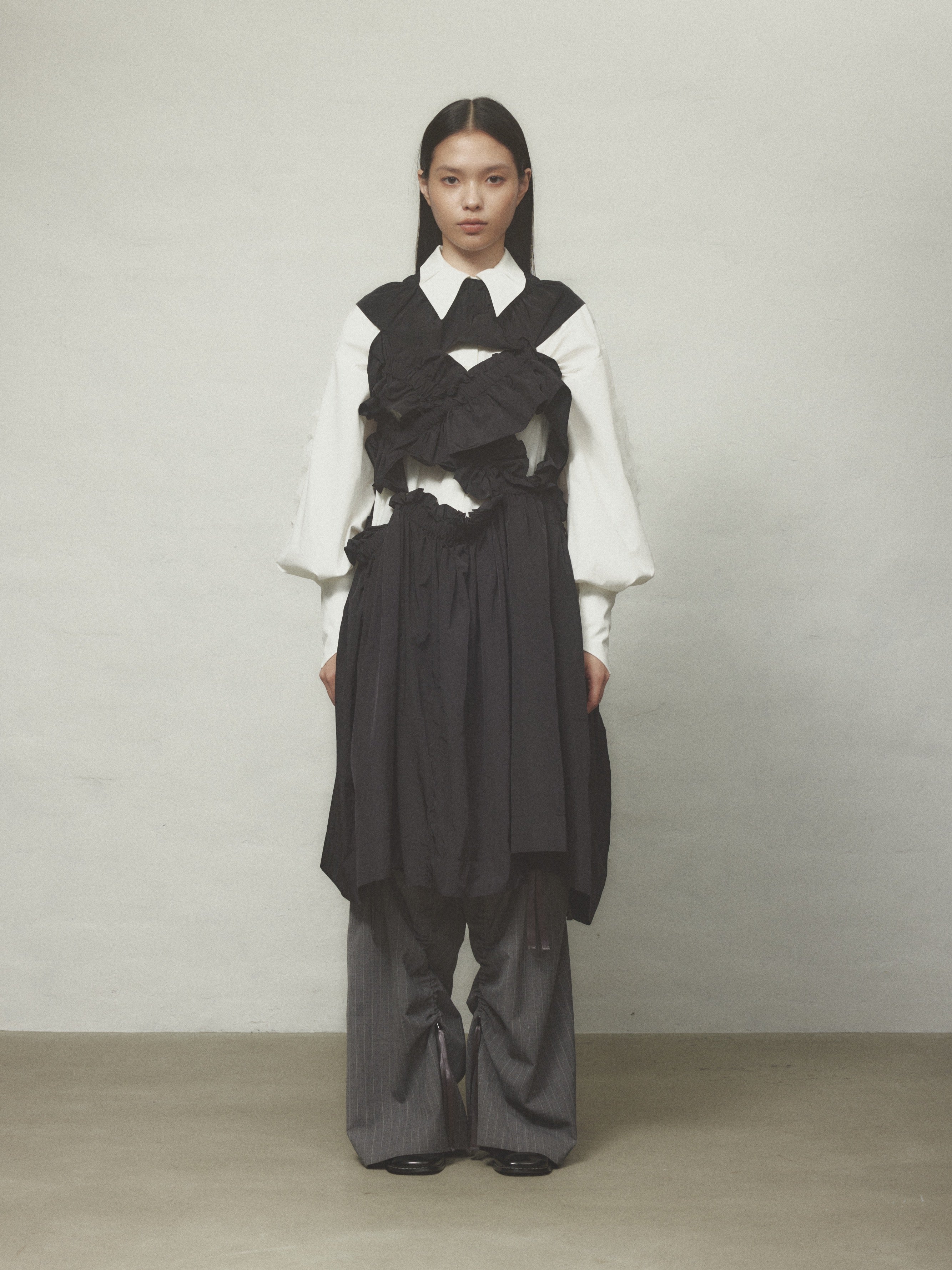 HOUGA ホウガ キキフリルドレス kiki frill dress スカート kiki frill dress – HOUGA