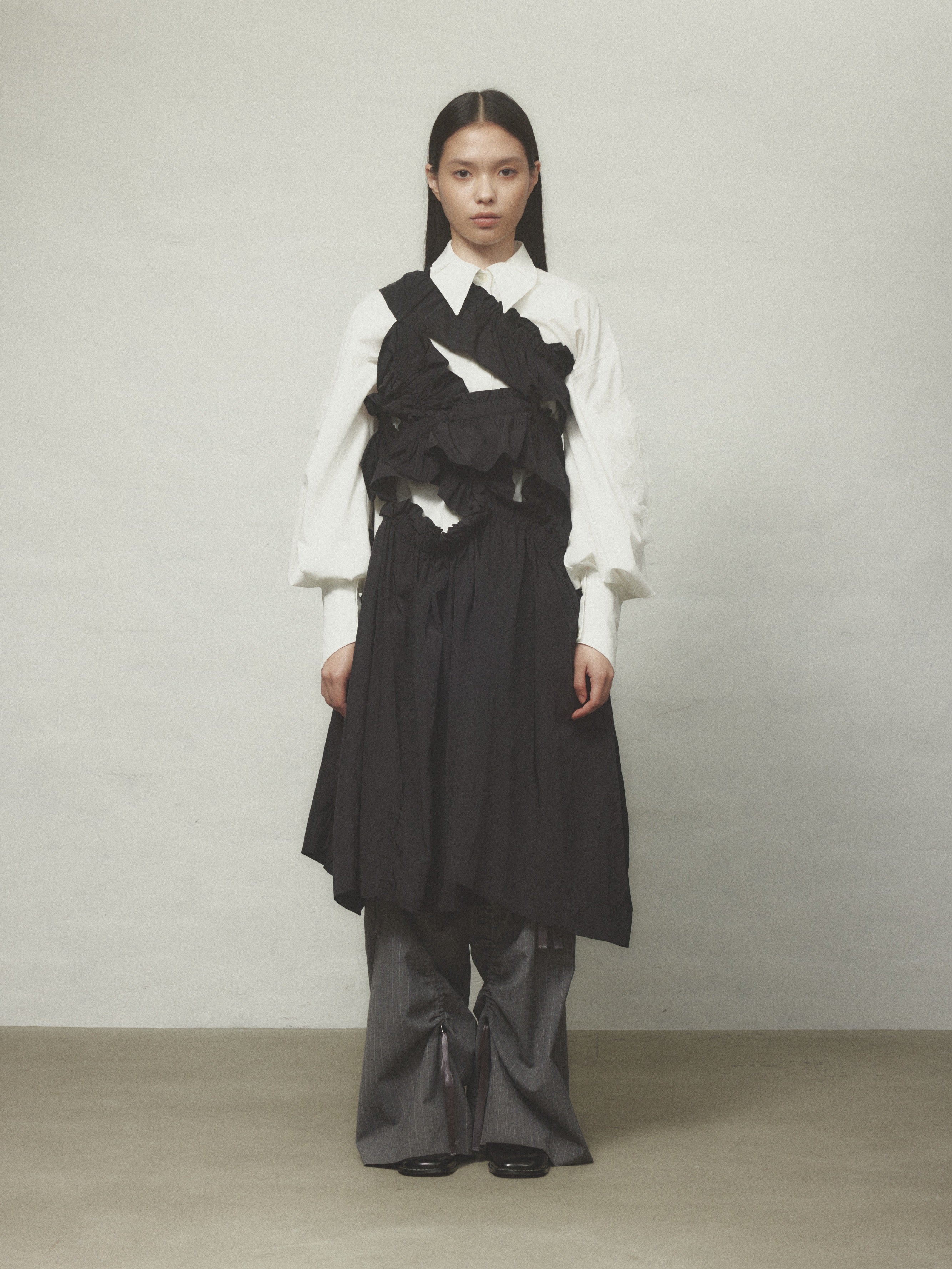 HOUGA ホウガ キキフリルドレス kiki frill dress スカート kiki frill dress – HOUGA