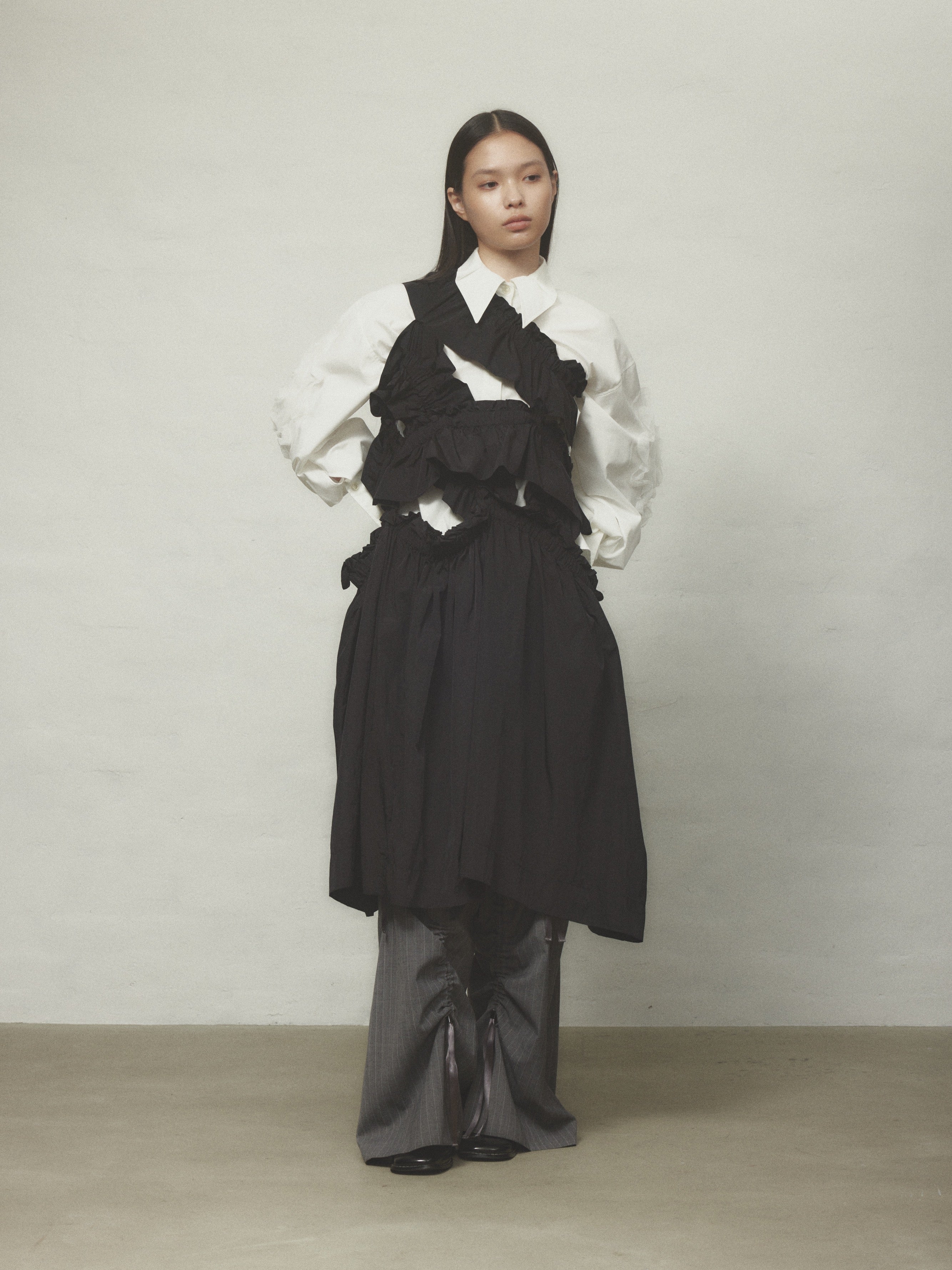 houga ホウガ　kiki frill dress kiki frill dress – HOUGA
