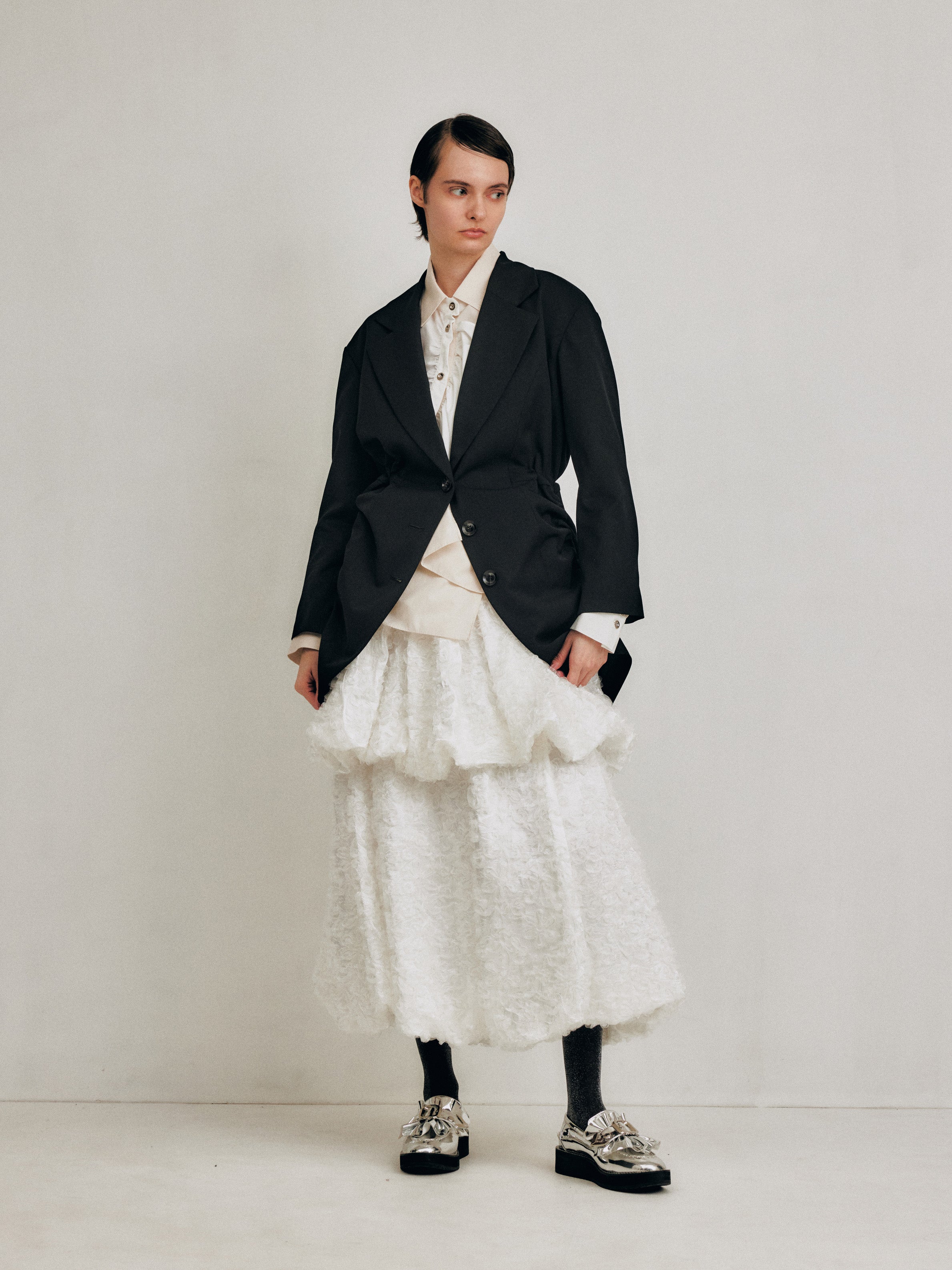 HOUGA 2021 ss dress up skirt 【公式通販】
