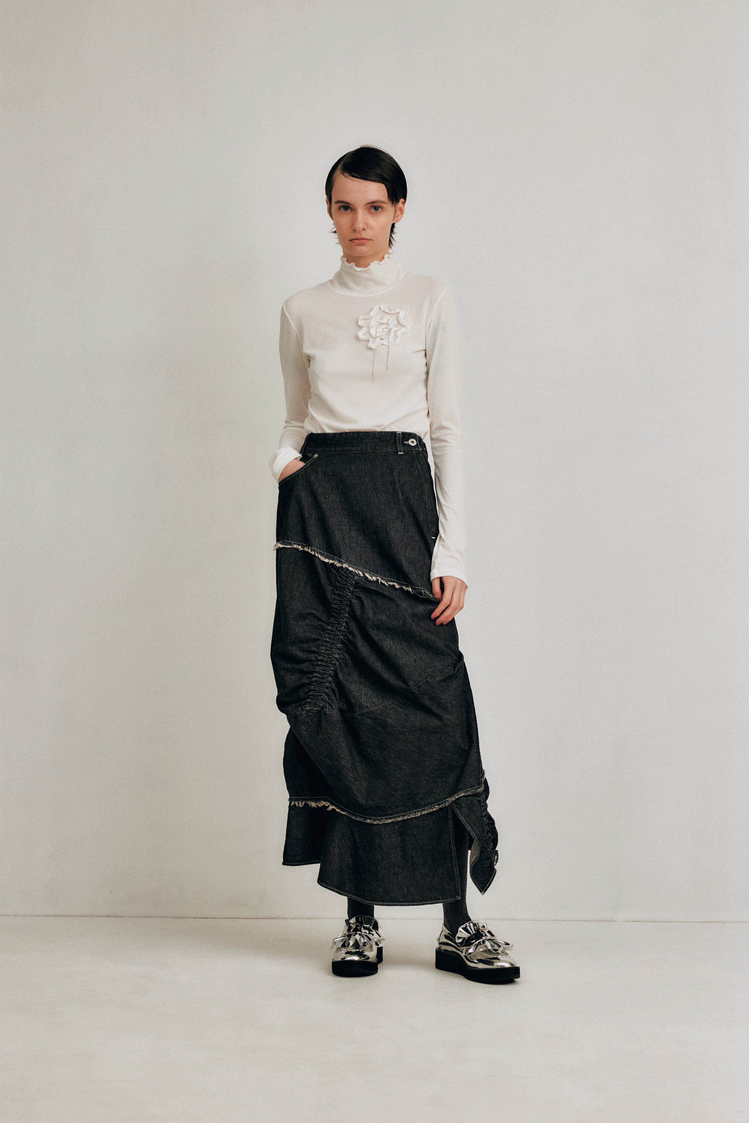 スカート HOLIDAY TAPE DOWN SKIRT HOLIDAY×BURLAPOUTFITTER TAPE DOWN SKIRT / ホリディ テープ