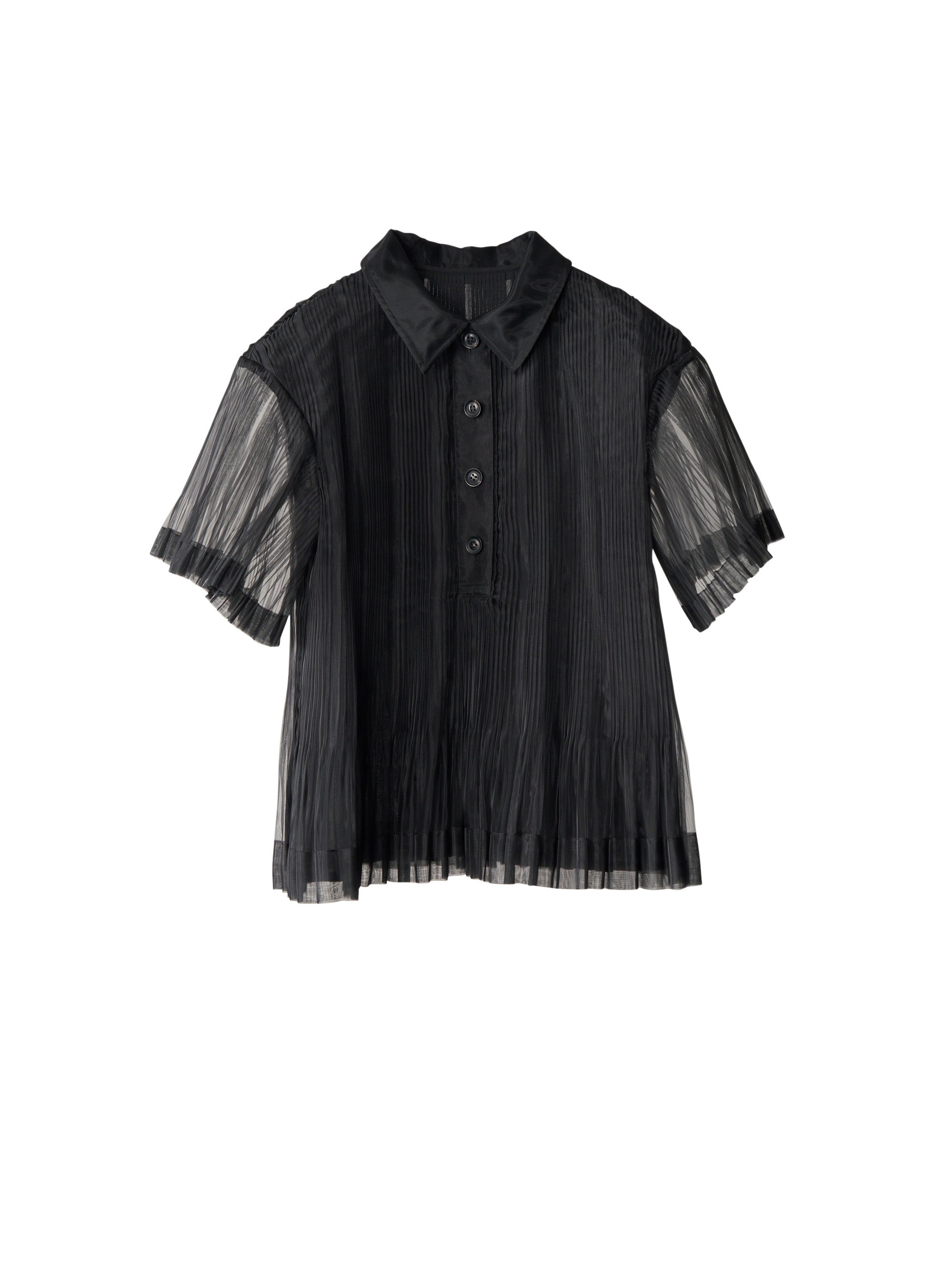 HOUGA アシンメトリック ブラックトップス Tops – HOUGA