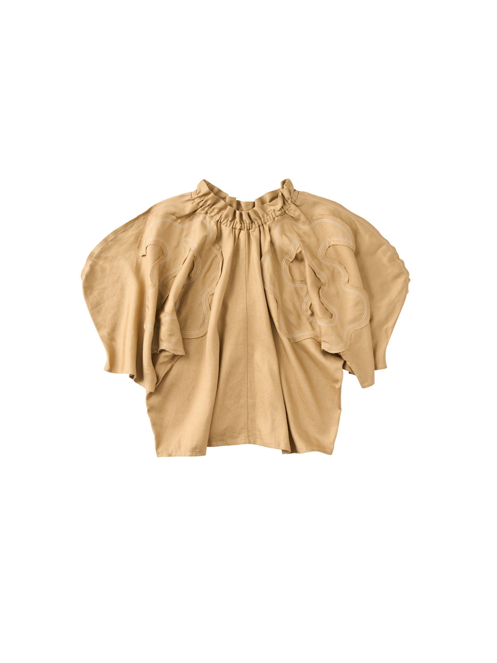 HOUGA フリル付きストライプトップス Tops｜トップス – HOUGA